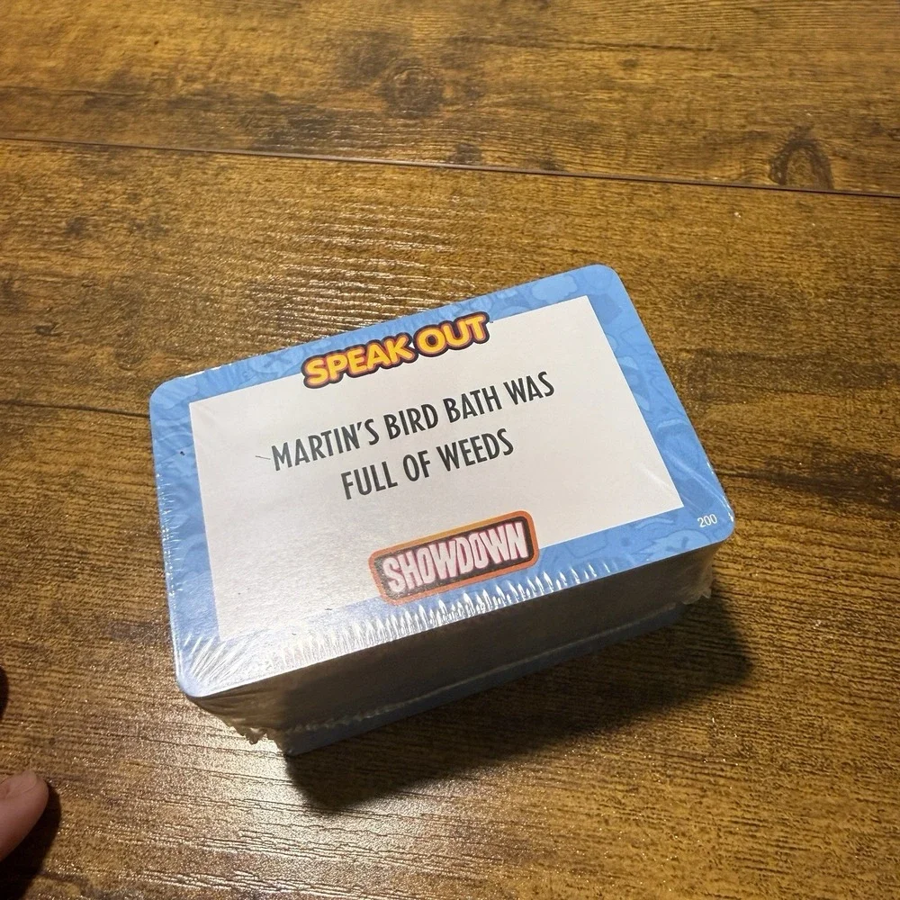 Speak Out Showdown 200 Clue‎ Cards  Replacement Parts Pieces 2016 Board Game NEW
